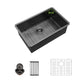28 Inch Undermount Sink - Gunmetal