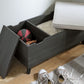 Yarlow - Storage Bench - Dark Gray