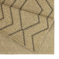 Earth GC_NTL1010 Jute/Black 5 ft. 3 in. x 7 ft. 3 in. Indoor/Outdoor Area Rug