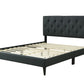 Twin Sized Tufted Bed in a Box with USB Charging