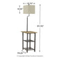 Shianne - Metal Tray Lamp  - Black