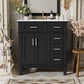30" Bathroom Vanity with Ceramic Sink