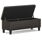 Afton Storage Ottoman Bench - Tanners