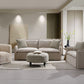 Upendo - Pattern Fabric 3 Pieces Living Room Set - Beige Yakety Yak Sand
