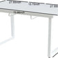 Square Extendable Dining Table with Metal Legs