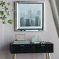 S/2 23.6x23.6" Kaiden Crystal Mirror Framed Wall Art