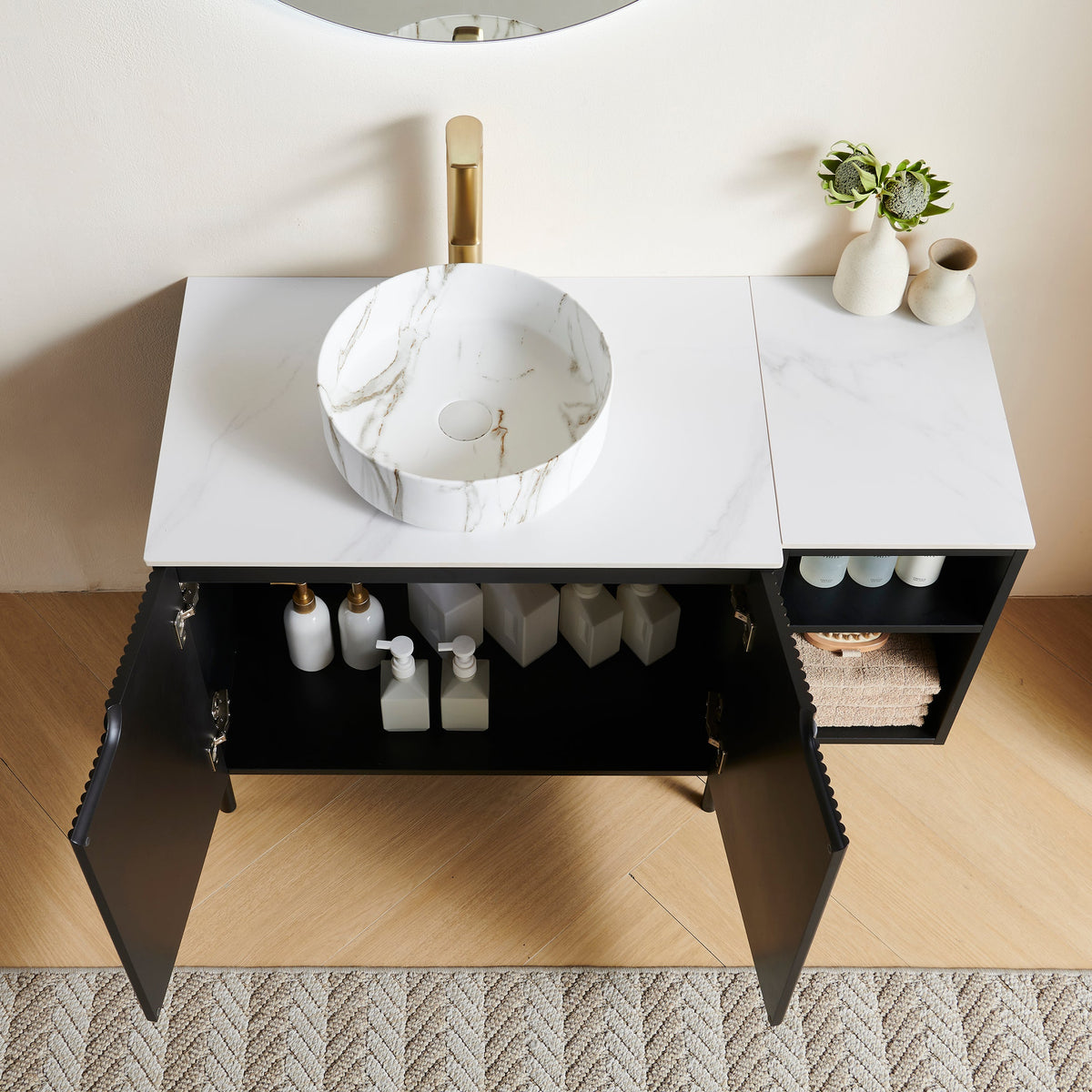 Turio 42" Bathroom Storage Cabinet