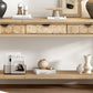 U_Style 58.3'' Fir Veneer Entryway Table