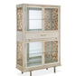 Lenox - Display Cabinet - Warm Silver