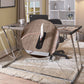 Finis - Writing Desk With USB - Weathered Oak & Chrome