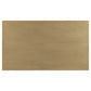55.1' Wood Coffee Table with Black Legs and Open Storage Shelves