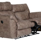 Hollins - Power Reclining Loveseat - Coffee