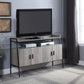 Samiya - TV Stand - Gray Oak & Black