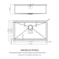 30" Undermount Kitchen Sink - 16 Gauge Stainless Steel
