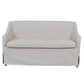 Slip Covered Settee with Casters