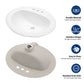 20.3 Inch Drop In Bathroom Sink