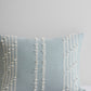 3 Piece Cotton Jacquard Comforter Set Aqua Full/Queen