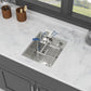 15" Undermount Bar Sink With Folding Faucet