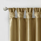 Twist Tab Lined Window Curtain Panel - Bronze