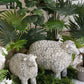 18x9.5x14" Magnesium Sheep Figurine with Weathered Finish