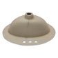 20"x18" White Ceramic Oval Drop In Bathroom Sink