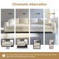 82.7" Plush Corduroy 3-Seat Sofa