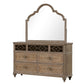 Simple Contemporary 1pc Dresser Rustic