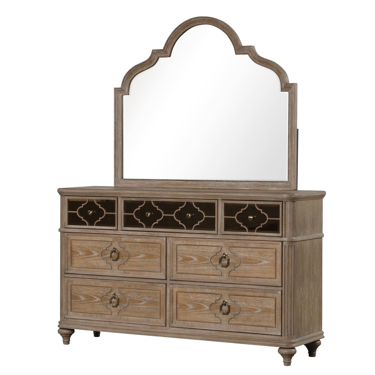 Simple Contemporary 1pc Dresser Rustic