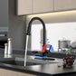 3-in-1 Kitchen Faucet with Press-Type Glass Rinser