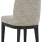 Burkhaus - Dining UPH Side Chair (Set of 2) - Beige / Dark Brown