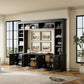 All-in-One Modern TV Stand with Bookcase