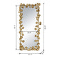 Full Length Mirror with Gold Leaf Accents
