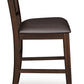 Haddigan - Upholstered Barstool (Set of 2) - Dark Brown