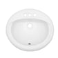 20.3 Inch Drop In Bathroom Sink