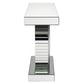 Nysa - 47"L Console Table - Mirrored & Faux Crystals