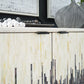 Freyton - Accent Cabinet - White / Gray