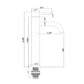 Single Hole Single Handle Bathroom Sink Faucet