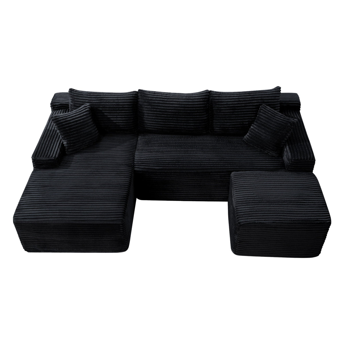 106.3" U-Shaped Cloud Sectional Sofa
