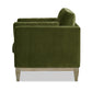Knox 36" Modern Farmhouse Arm Chair, Olive