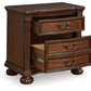 Lavinton - Three Drawer Night Stand - Brown