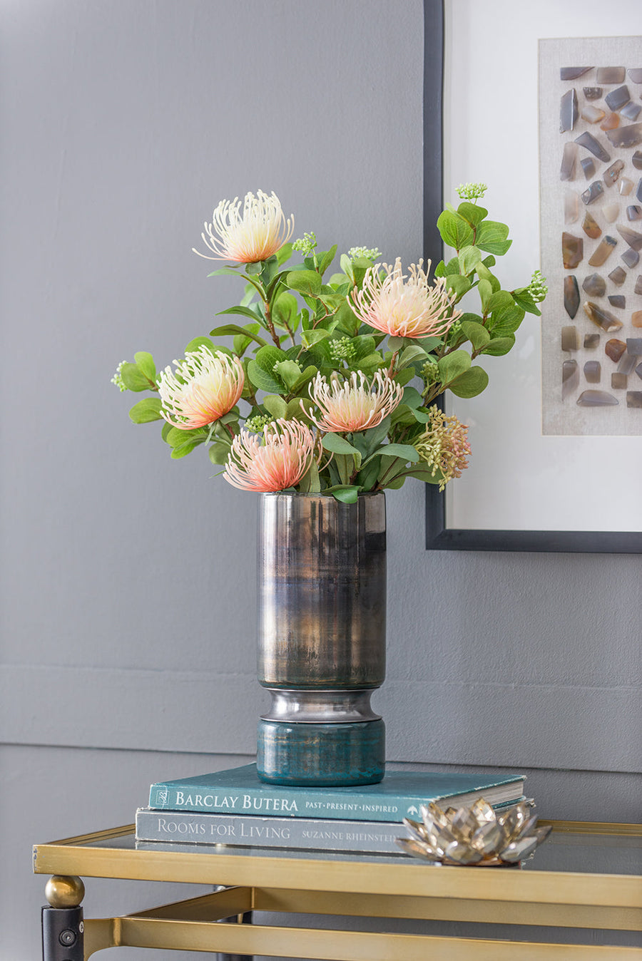D5.1x13.2" Glass Vase