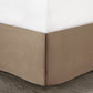 7 Piece Faux Suede Comforter Set Tan California King