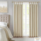 Twist Tab Total Blackout Window Curtain Panel Champagne 50x84"