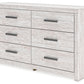 Cayboni - Six Drawer Dresser - Whitewash