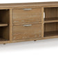 Rencott - Extra Large TV Stand - Light Brown