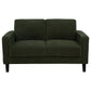 Ruth Fabric Upholstered Track Arm Loveseat Matcha Green - view 2
