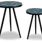 Clairbelle - Accent Table (Set of 2) - Teal