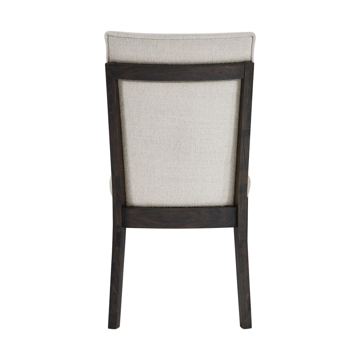 Brown Upholstered Dining Chairs, Set Of 2