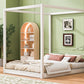 Queen Size Canopy Platform Bed with Support Legs