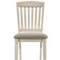 Fedele - Side Chair (Set of 2) - Tan Fabric & Cream